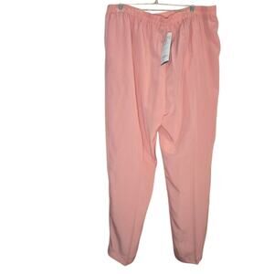 REGAL FASHIONS CORAL PINK PULL ON PANTS SIZE 1X NWT 0278
